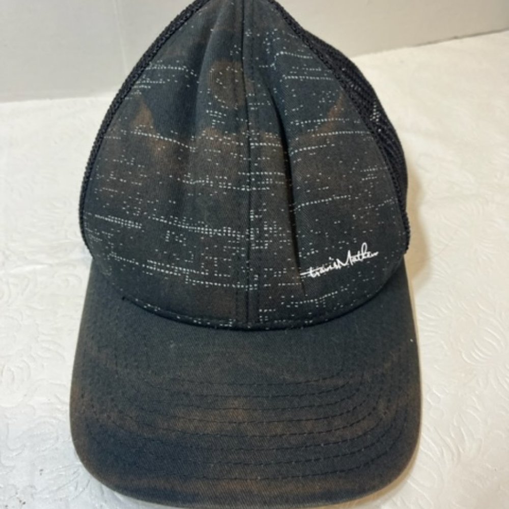 Travis Mathew Golf Cap Hat Flexfit Stretch Black S/M - Picture 5 of 9